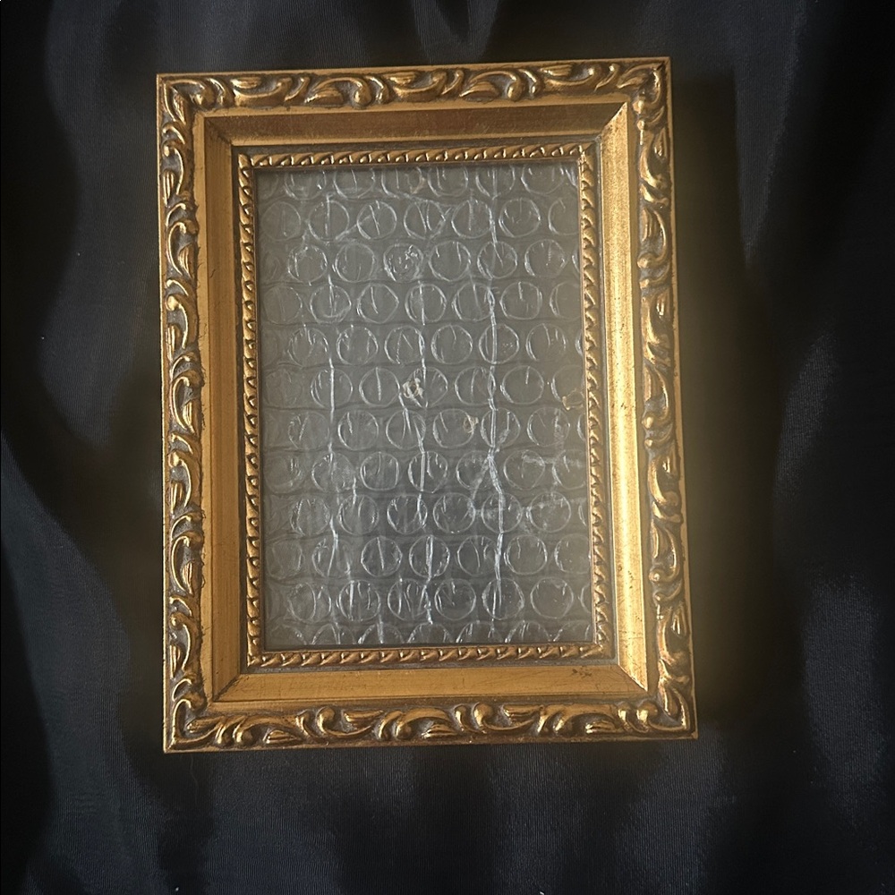 Gold Picture Frame  5x6 1/2